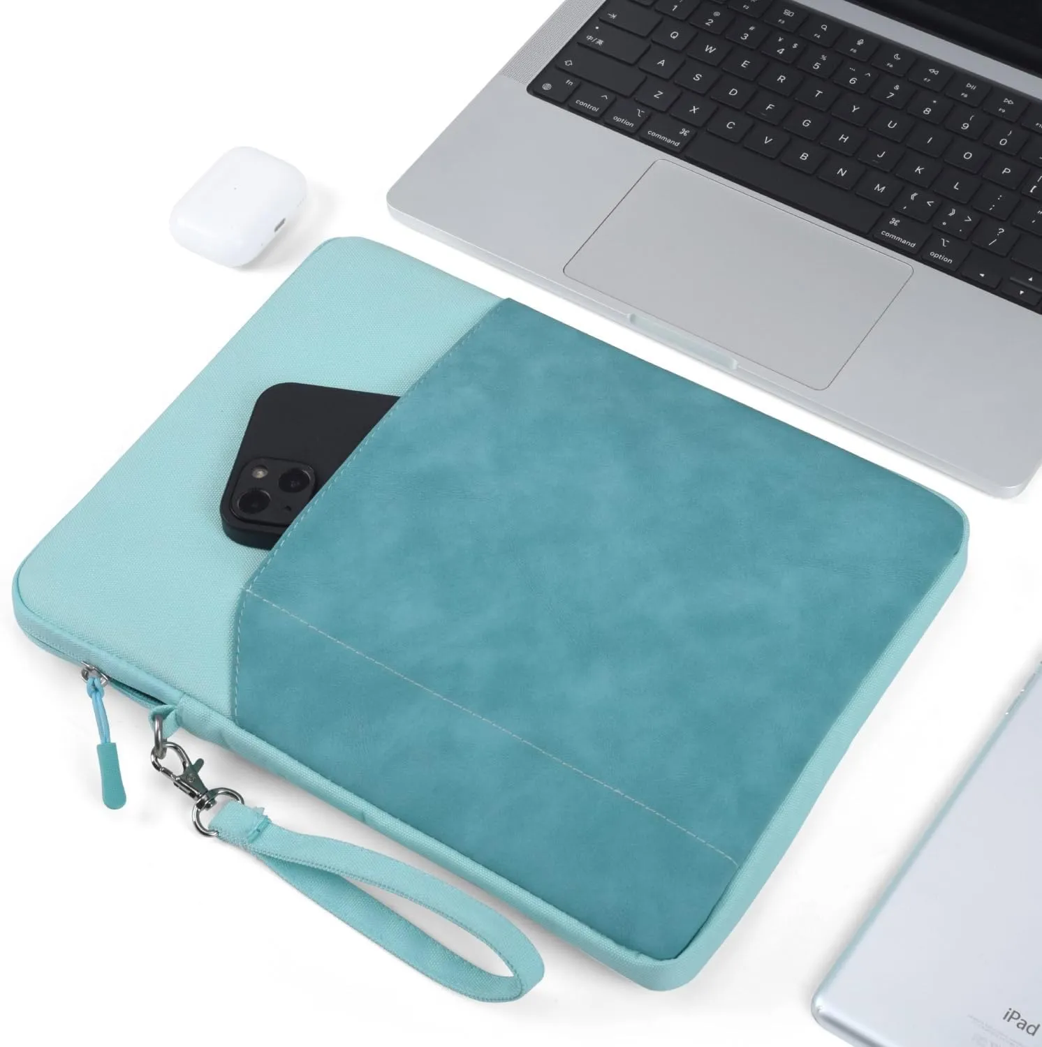 7-8 Inch Tablet Sleeve Bag for iPad Mini 6/8.3", "iPad Mini 5/4/3/2/7.9", "Samsung Galaxy Tab S2 8.0", "Tab A 8.0", "ZenPad Z8s 7.9", "Amazon Fire HD 8/8 Plus - Blue