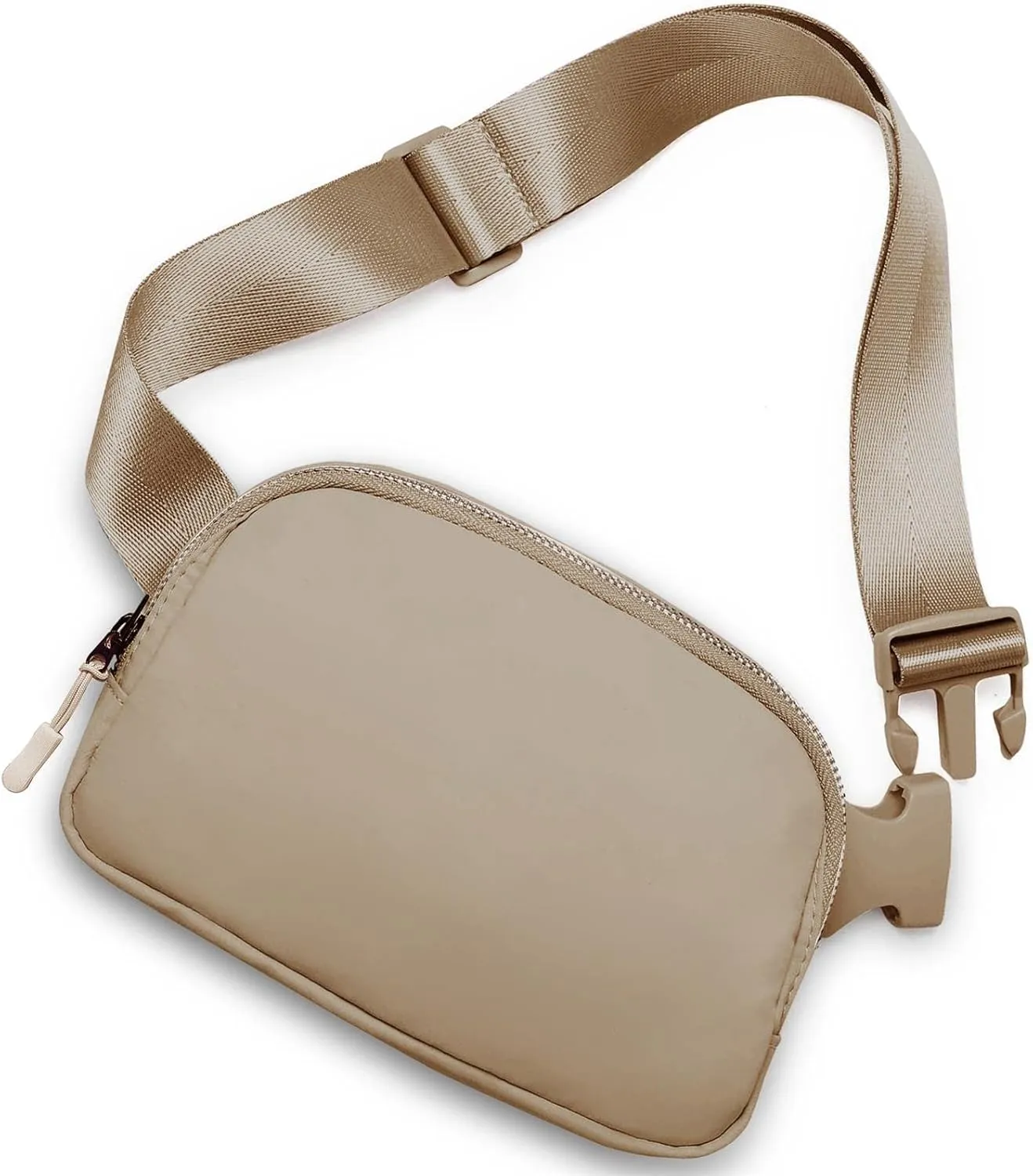 Amazerbst Belt Bag, Fanny Pack, Everywhere Belt Bag,40 Inch Adjustable Strap,Belt Bag for Women and Men,Waterproof (BROWN)