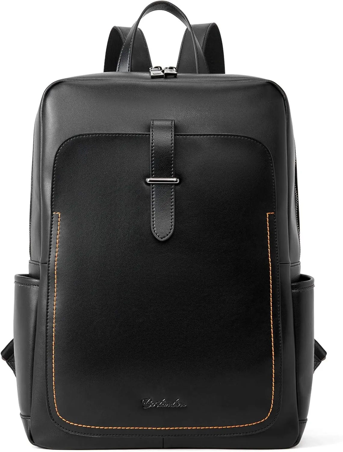 BOSTANTEN Leather Laptop Backpack for Women,15.6 inch Computer Backpack Purse College Daypack Work Travel Bag