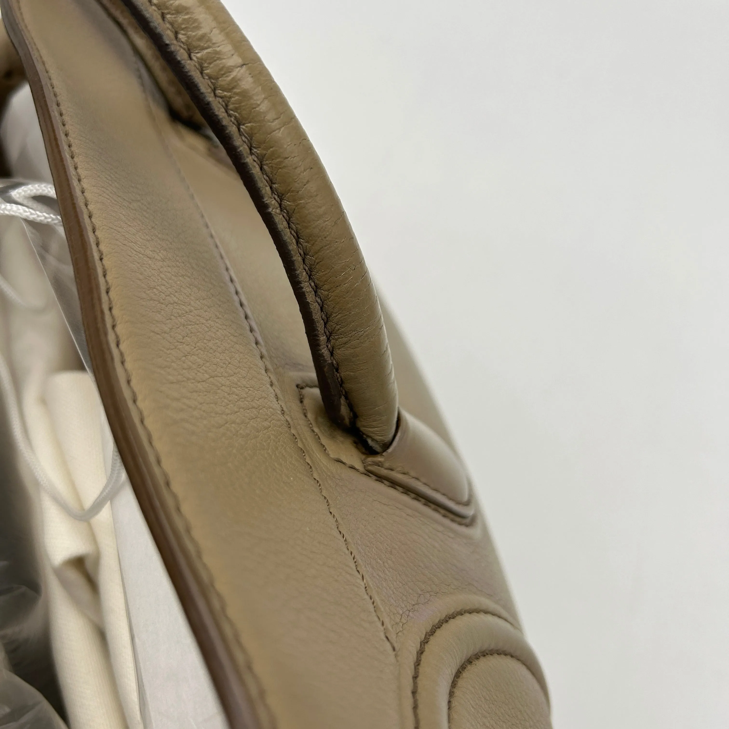 Celine Phantom Luggage Camel Supple Calfskin Leather Tote Bag Small