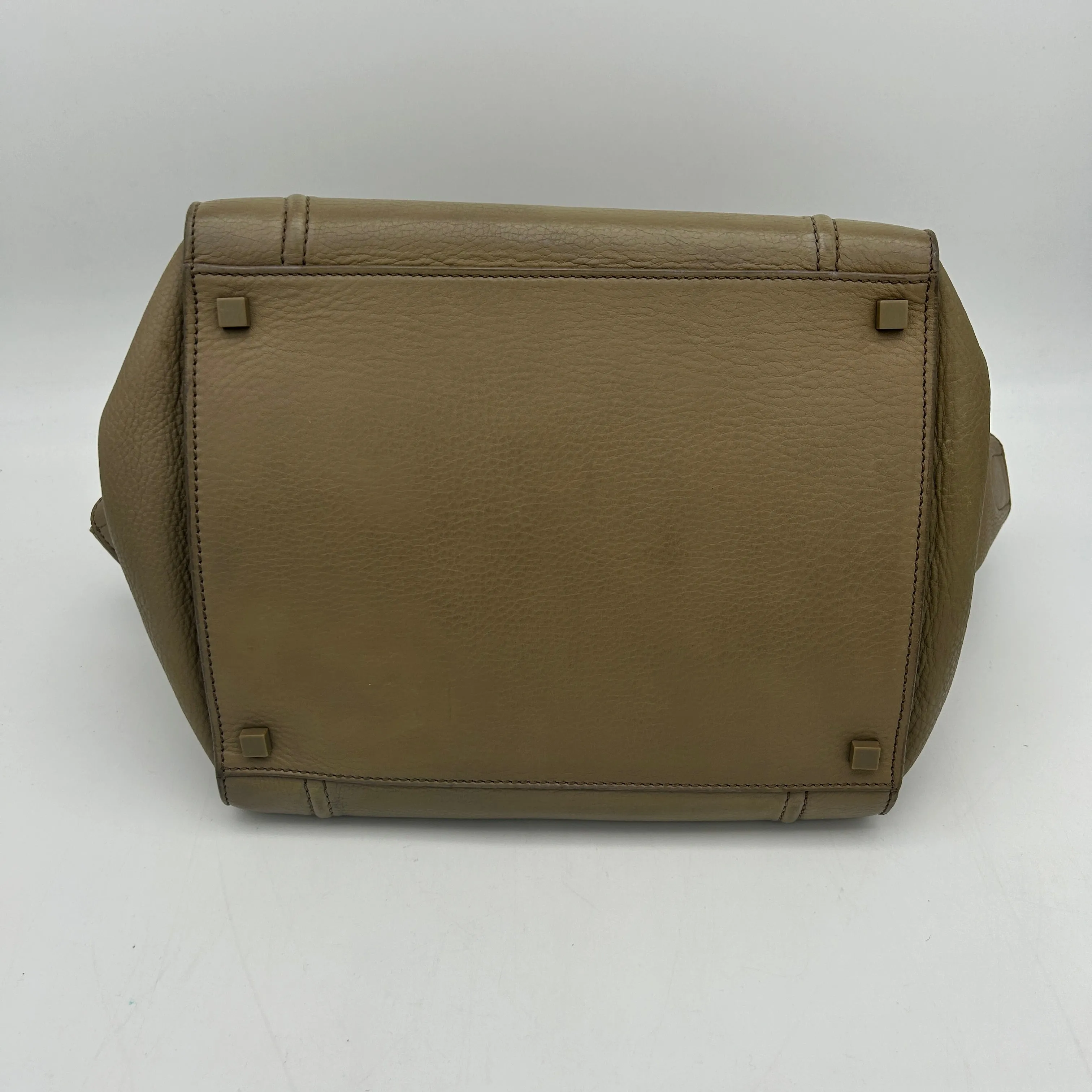 Celine Phantom Luggage Camel Supple Calfskin Leather Tote Bag Small