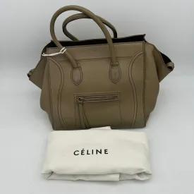 Celine Phantom Luggage Camel Supple Calfskin Leather Tote Bag Small