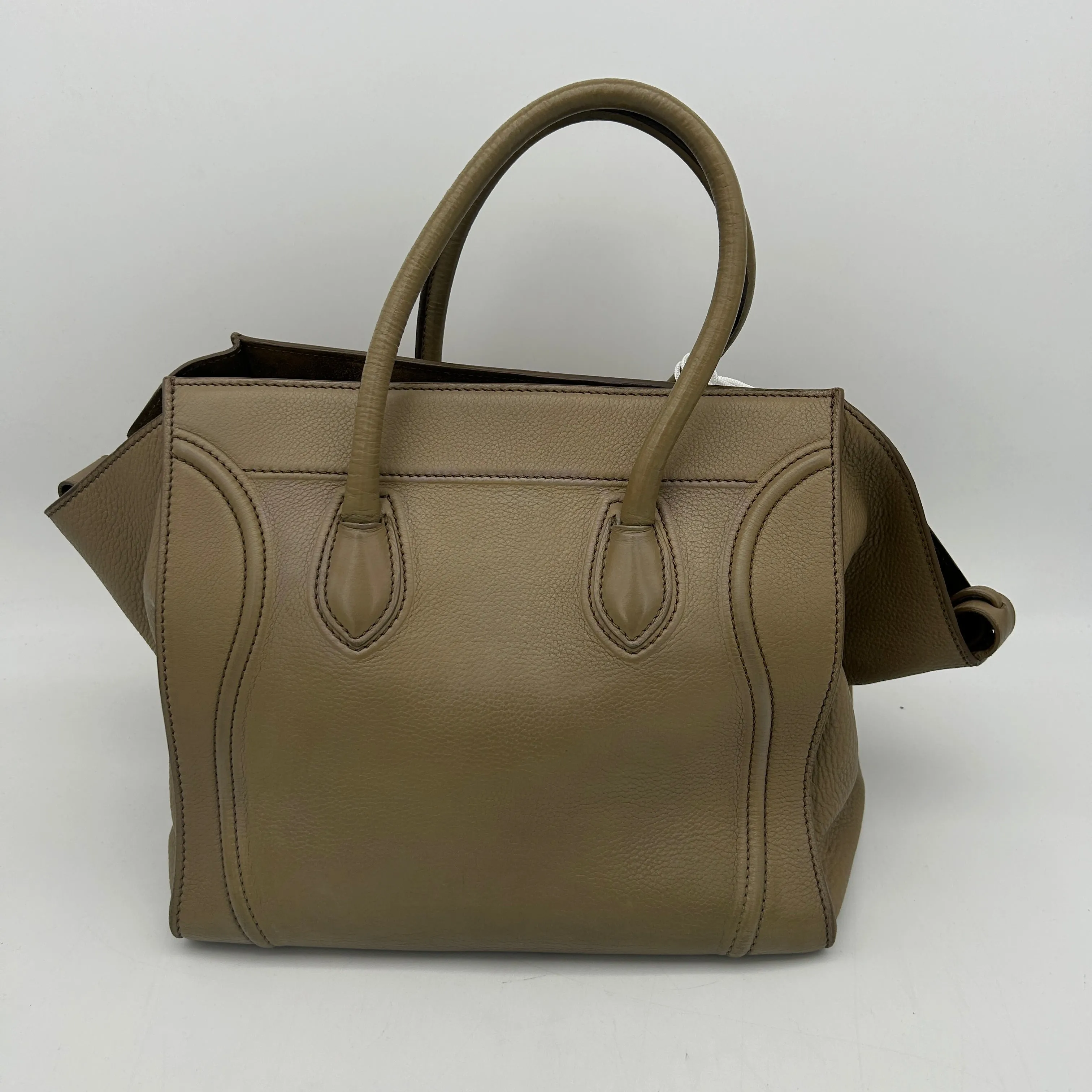 Celine Phantom Luggage Camel Supple Calfskin Leather Tote Bag Small