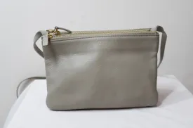 Celine Solo Small Trio Pouch Crossbody Bag in Beige