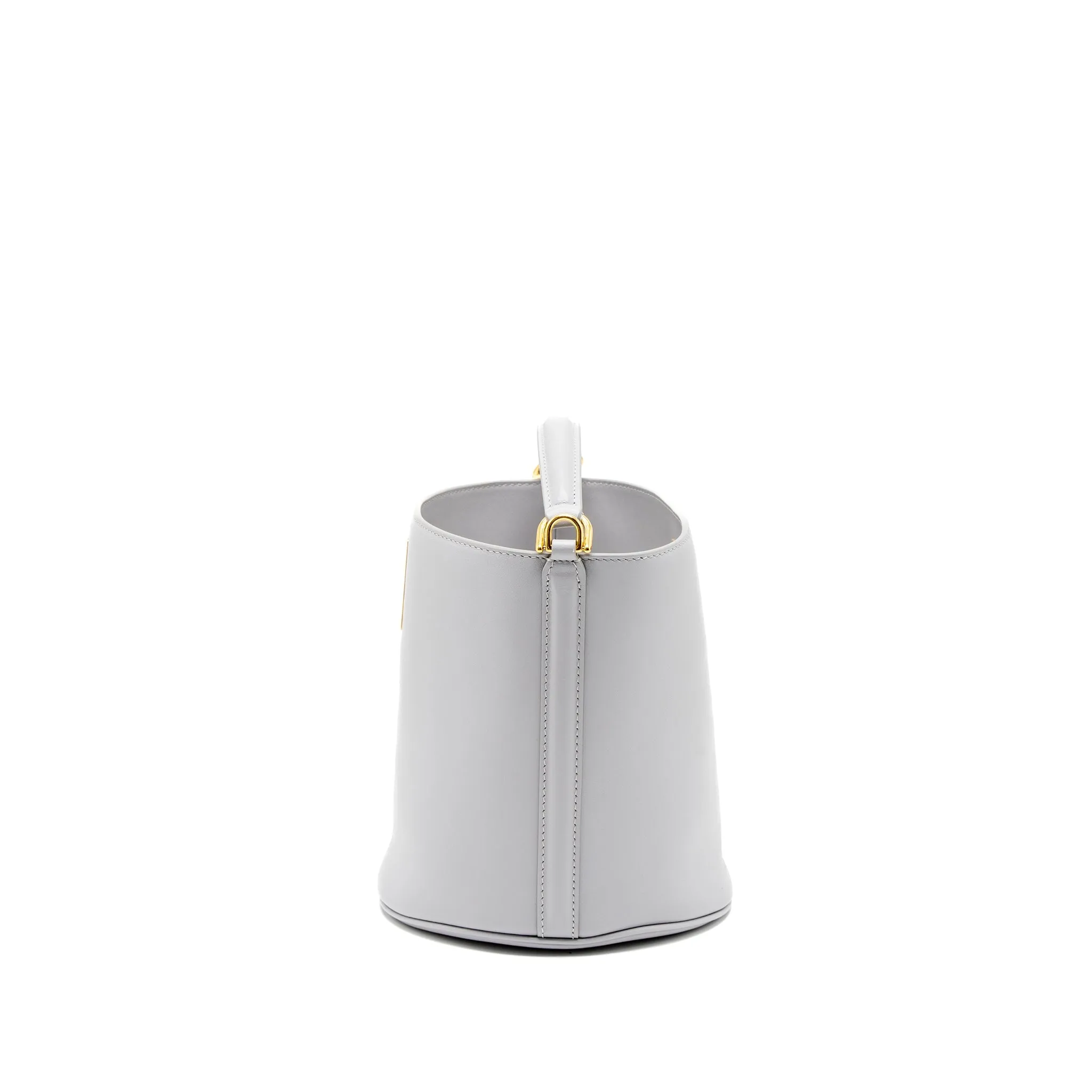 Celine Teen Bucket Bag Calfskin Light Grey