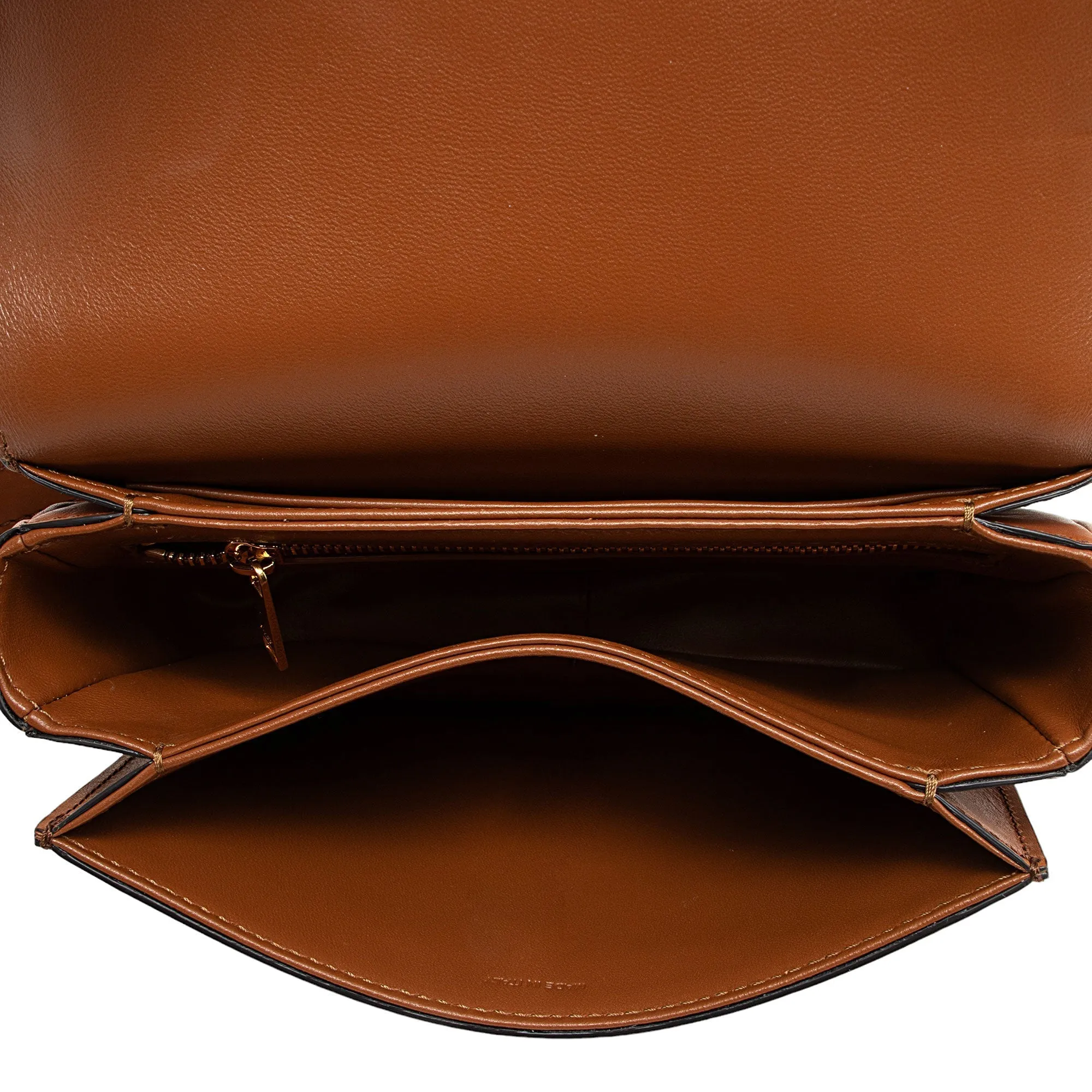 Celine Textile Calfskin Triomphe Teen Shoulder Bag
