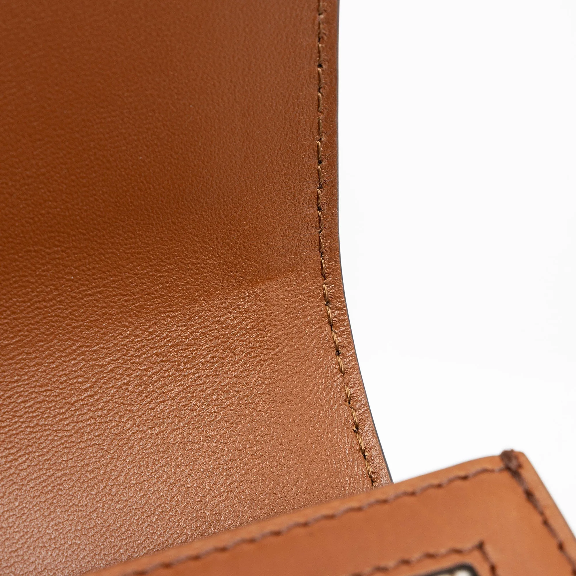 Celine Textile Calfskin Triomphe Teen Shoulder Bag