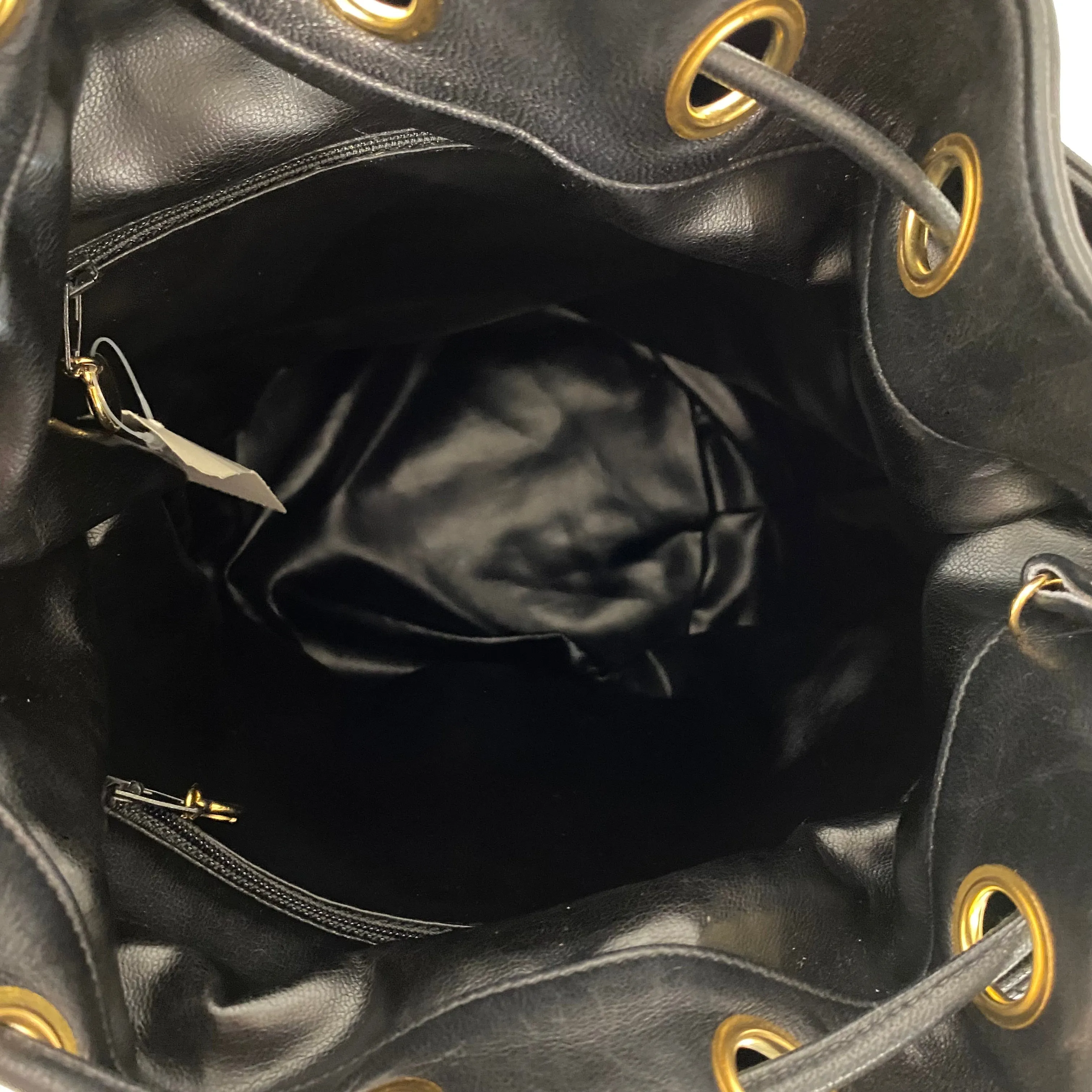 Chanel Vintage Black Bucket Bag