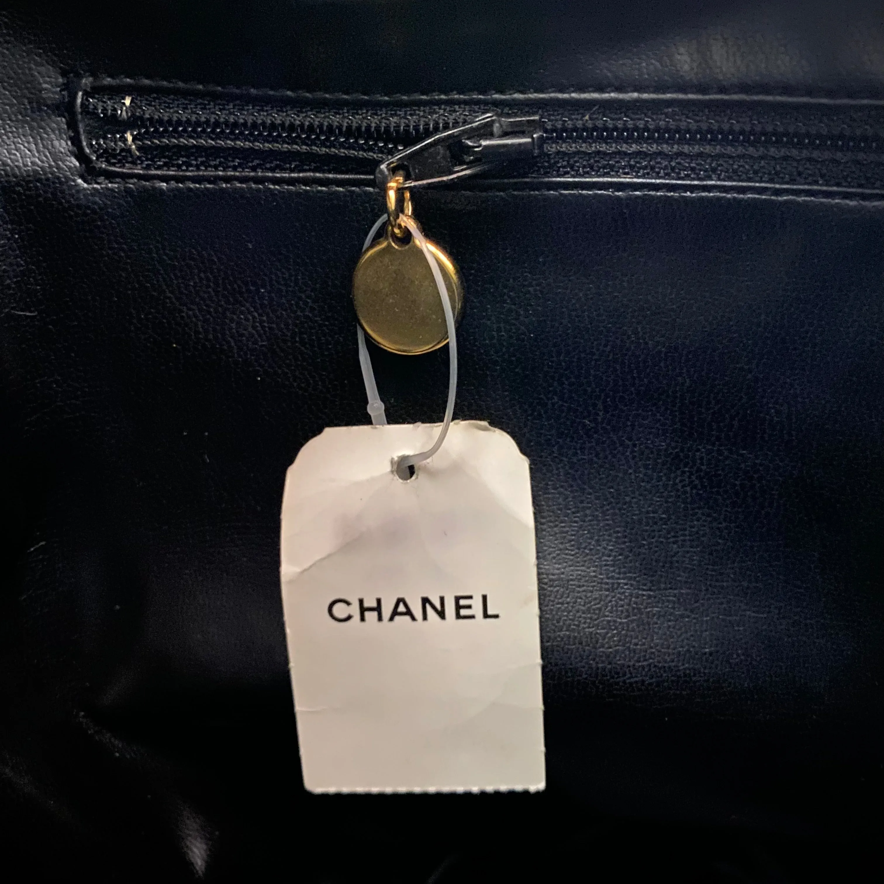 Chanel Vintage Black Bucket Bag