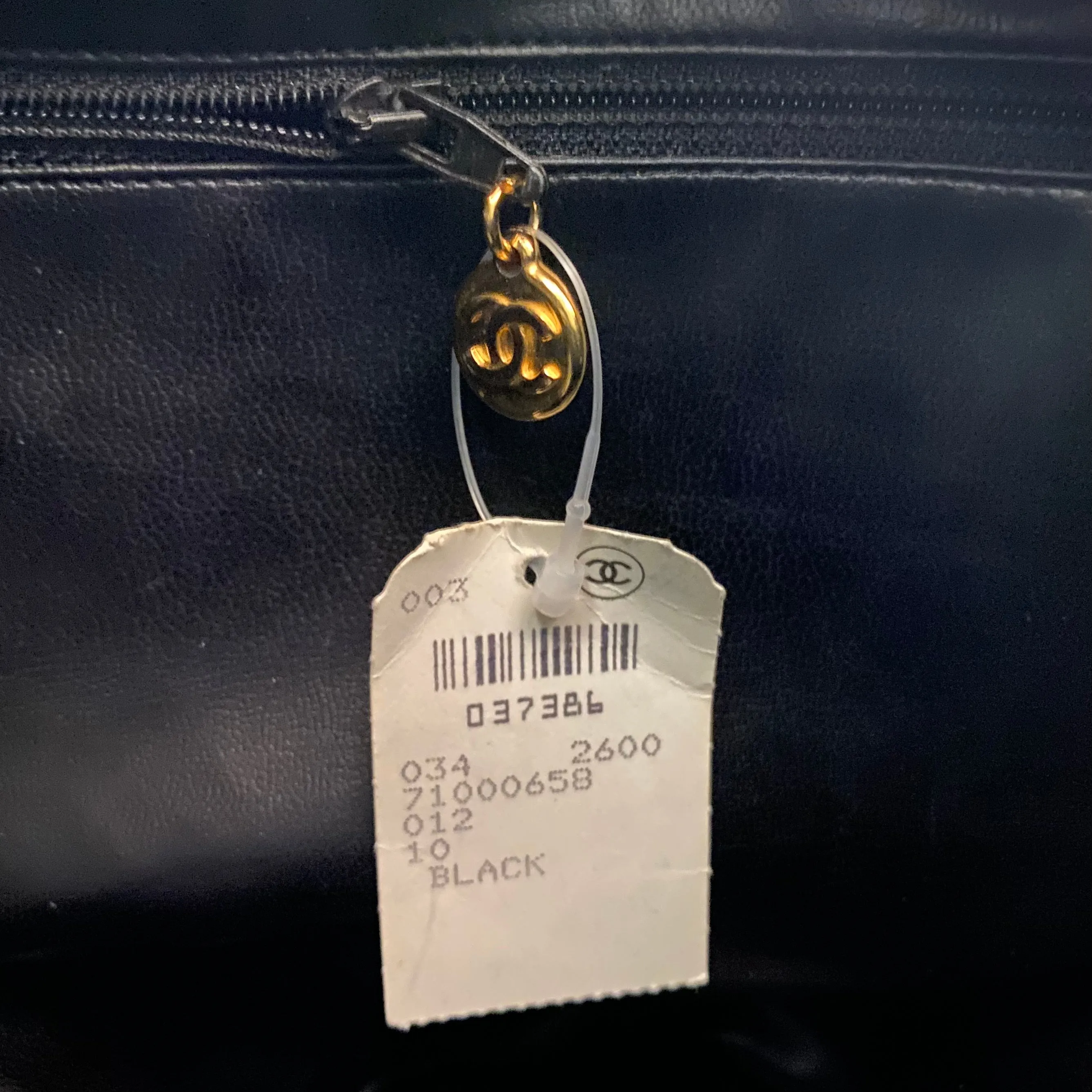 Chanel Vintage Black Bucket Bag