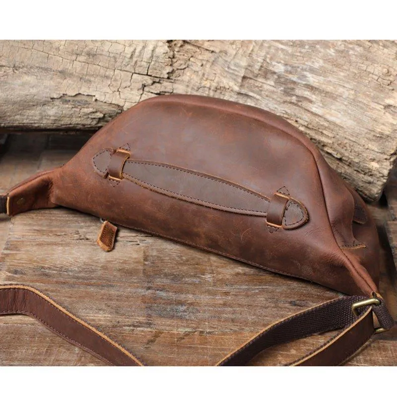 Cowhide Leather Vintage Cross Body Bag