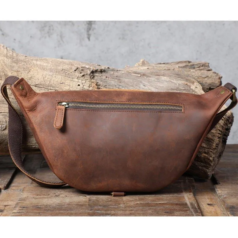 Cowhide Leather Vintage Cross Body Bag