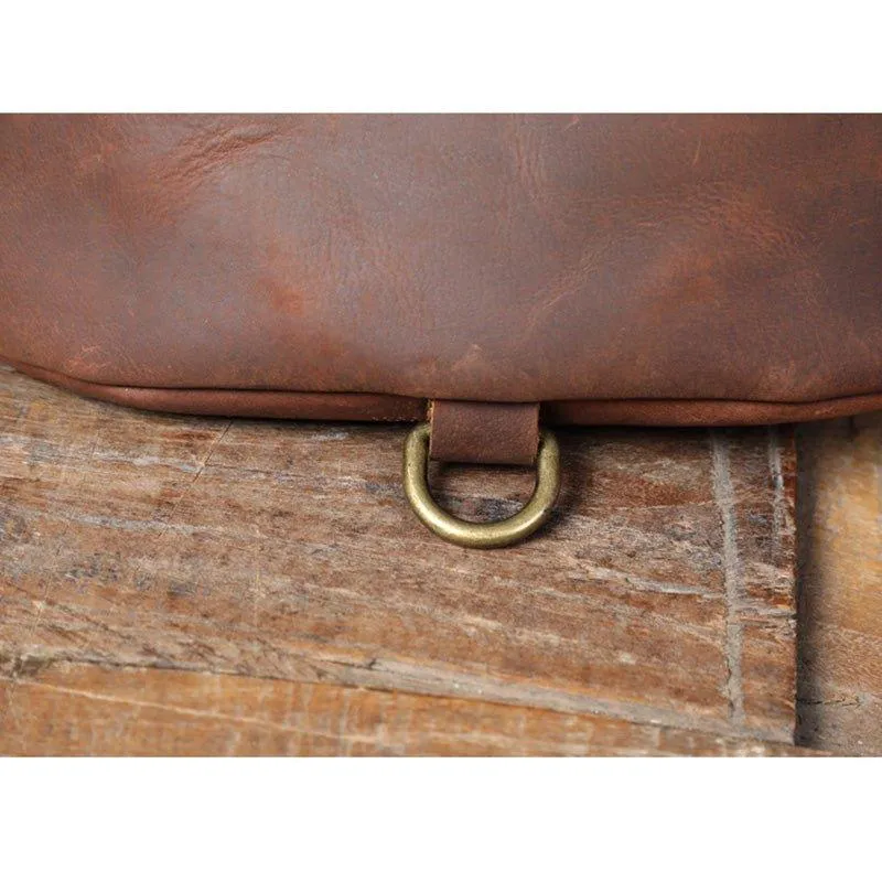 Cowhide Leather Vintage Cross Body Bag