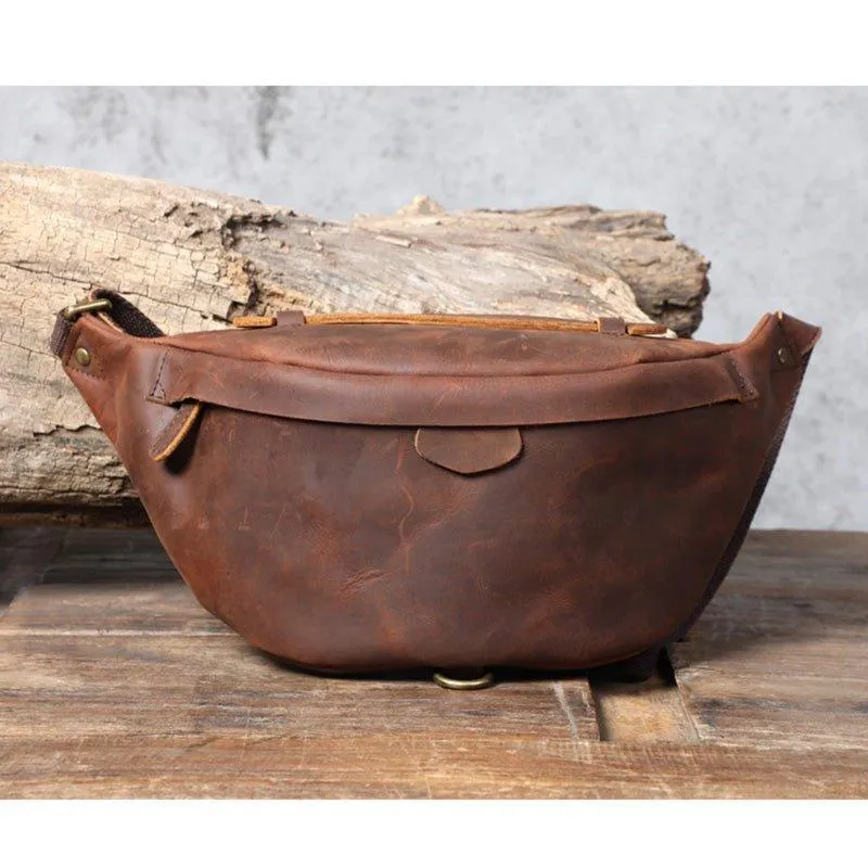Cowhide Leather Vintage Cross Body Bag