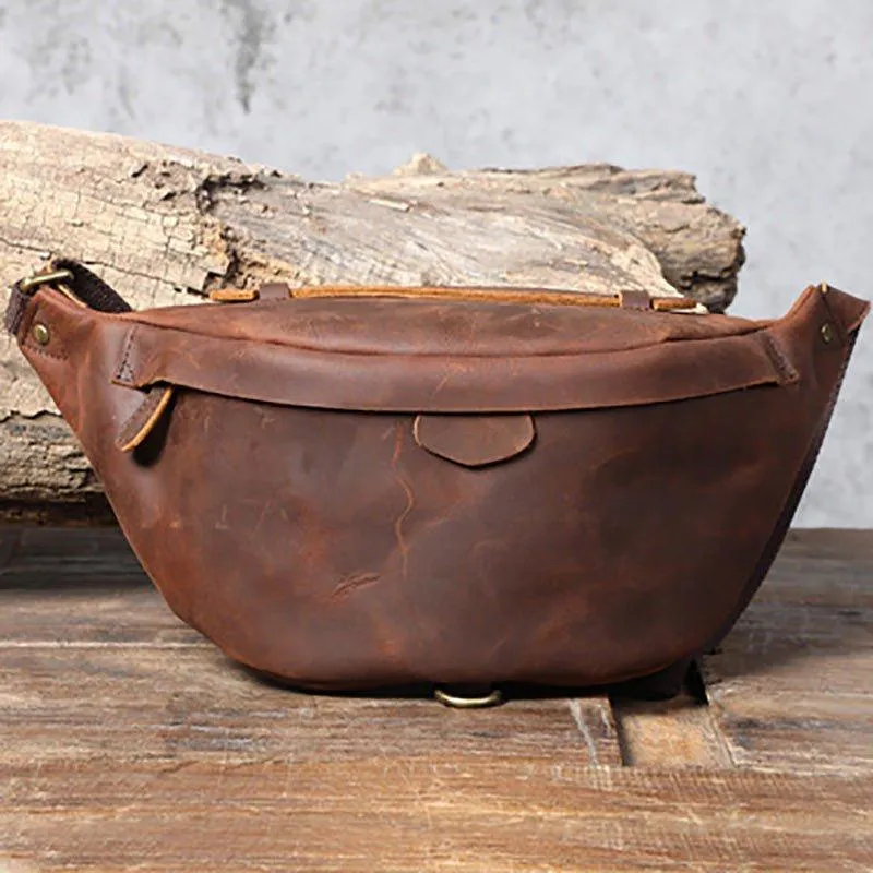Cowhide Leather Vintage Cross Body Bag