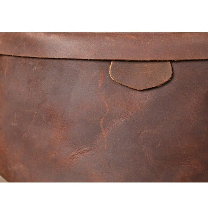 Cowhide Leather Vintage Cross Body Bag