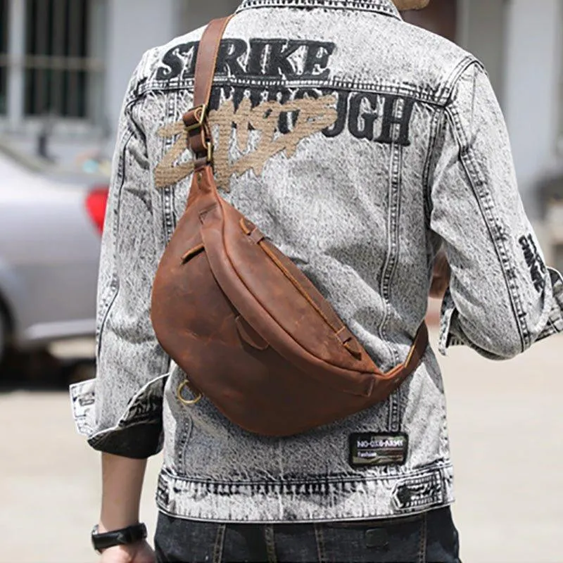 Cowhide Leather Vintage Cross Body Bag