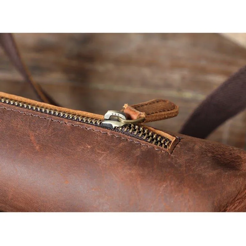 Cowhide Leather Vintage Cross Body Bag