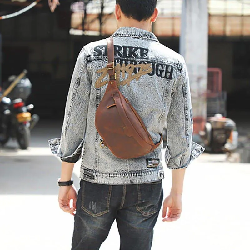 Cowhide Leather Vintage Cross Body Bag