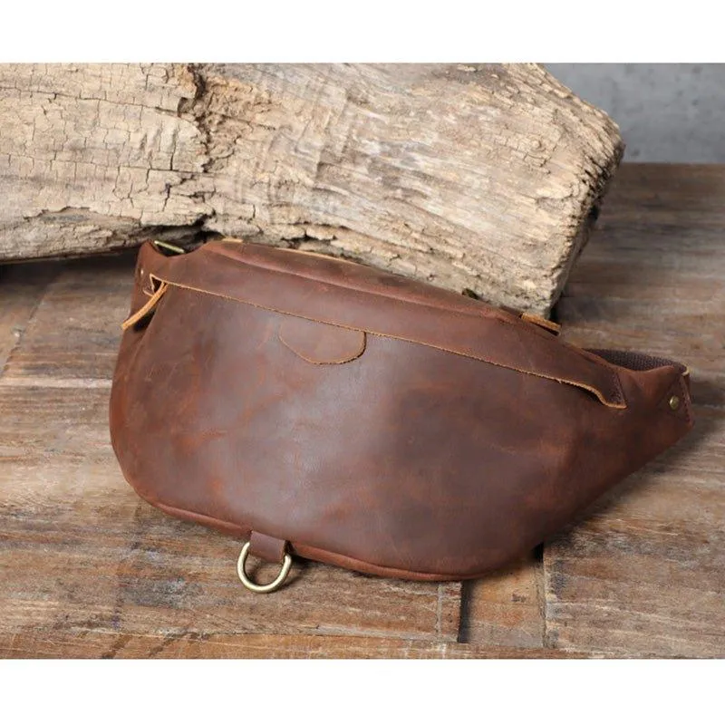 Cowhide Leather Vintage Cross Body Bag