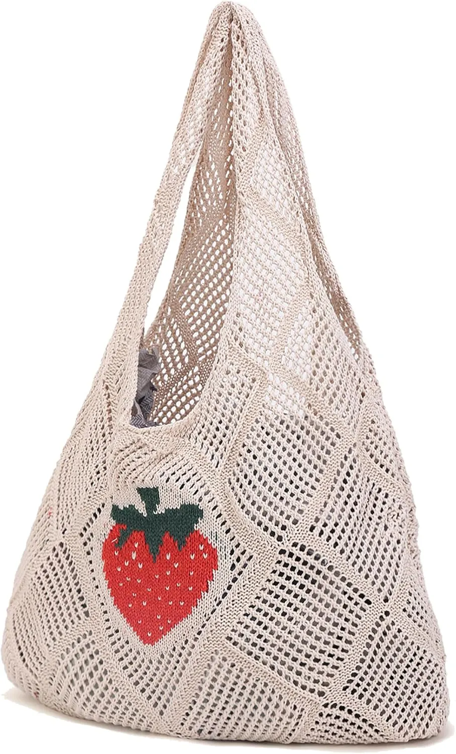 Crochet Mesh Beach Tote Shoulder Handbags Hobo Summer Aesthetic Women's Bag