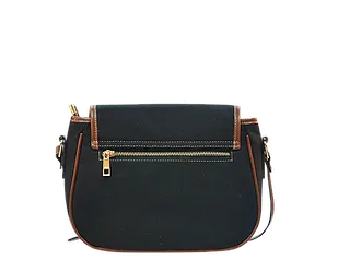 Custom Saddle Bag (Canvas) – Leopard Print | Gift Ideas, Shoulder Bags for Women, Over the Shoulder Bag, Crossbody Bags for Women