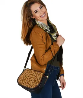 Custom Saddle Bag (Canvas) – Leopard Print | Gift Ideas, Shoulder Bags for Women, Over the Shoulder Bag, Crossbody Bags for Women