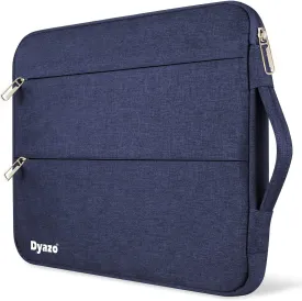 Dyazo Laptop Sleeve Compatible for 13.3 Inch Notebook | MacBook | Laptops | 2 Front Accessory Pocket And Handle (Blue)