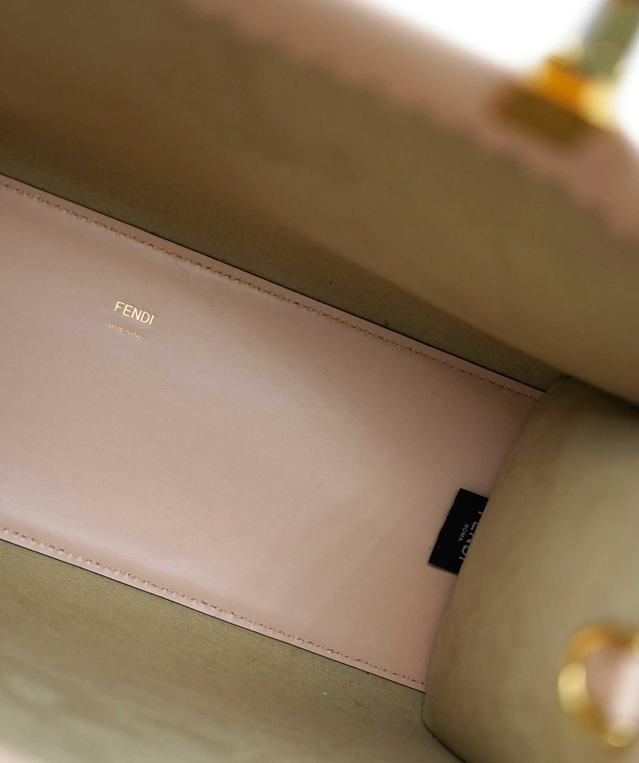 Fendi pink large leather sunshine tote  - AJC0782
