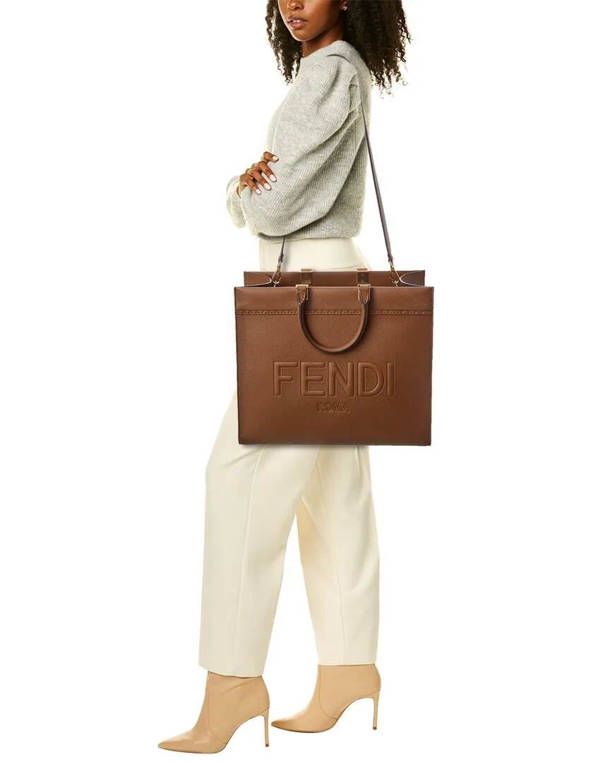 FENDI Sunshine Medium Leather Tote