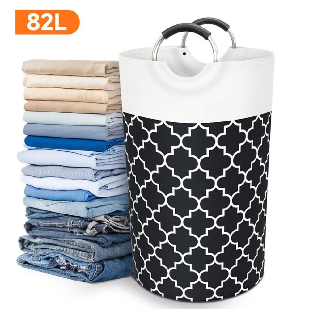 Foldable Dirty Clothes Storage Bucket (82L, 38*74 cm)