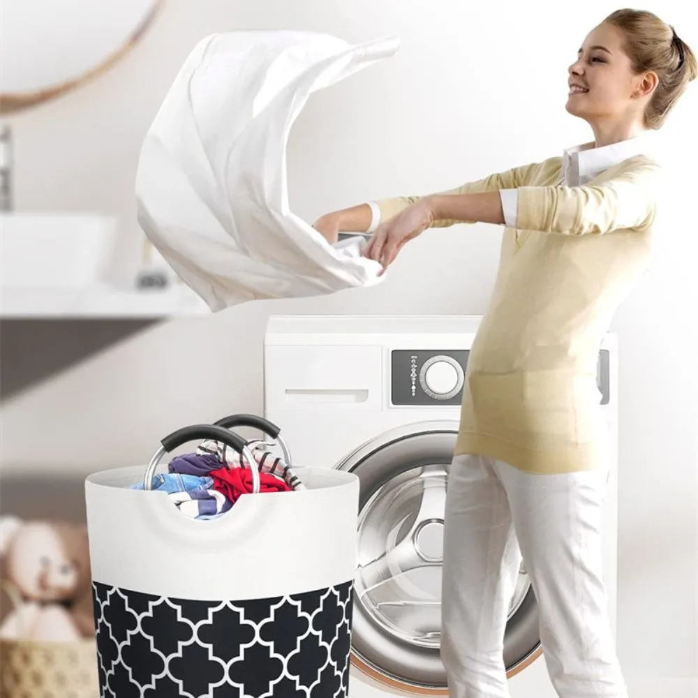 Foldable Dirty Clothes Storage Bucket (82L, 38*74 cm)