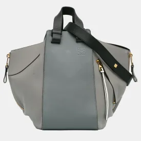 Grey Medium Tricolor Hammock Bag