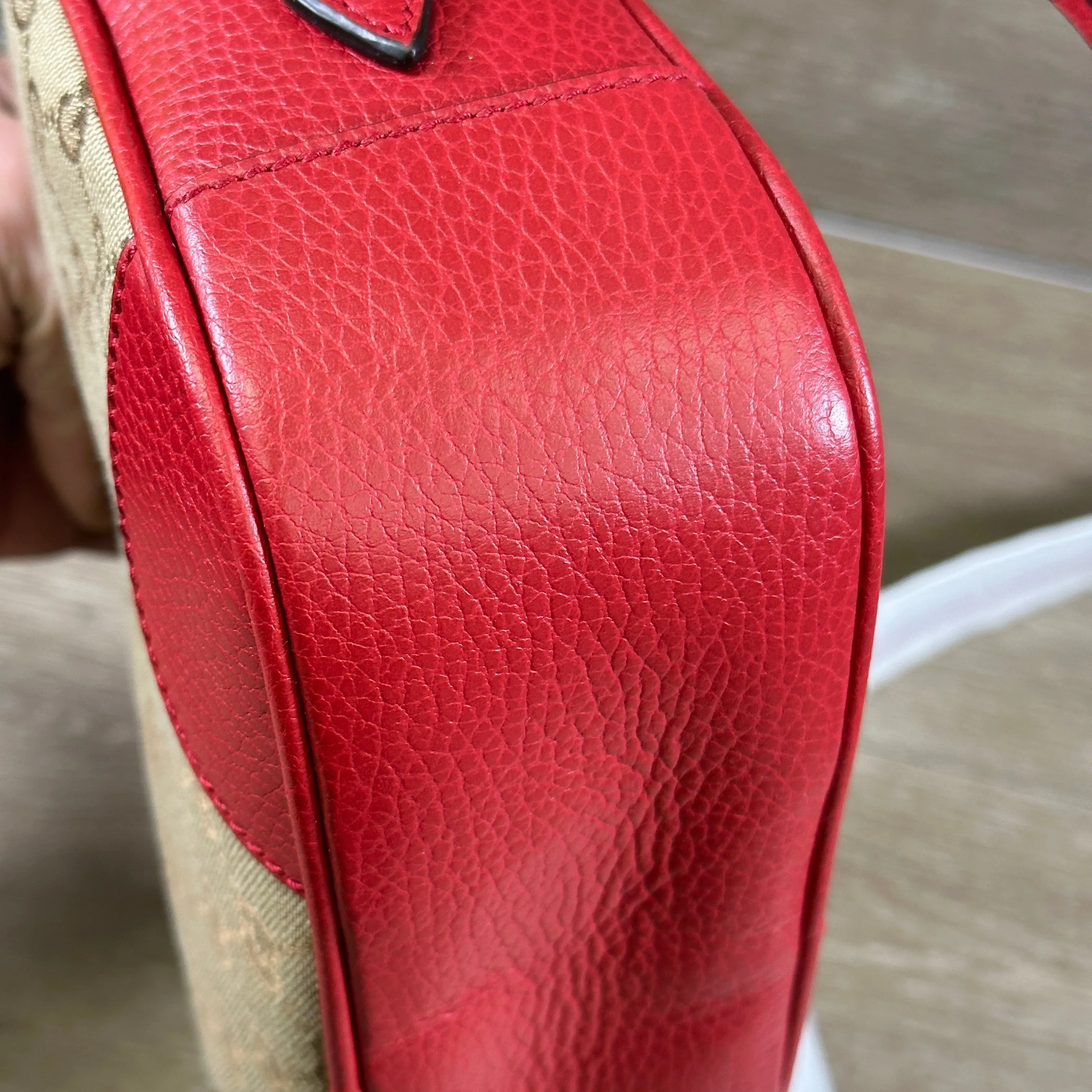 Gucci Bree Crossbody GG Red Leather
