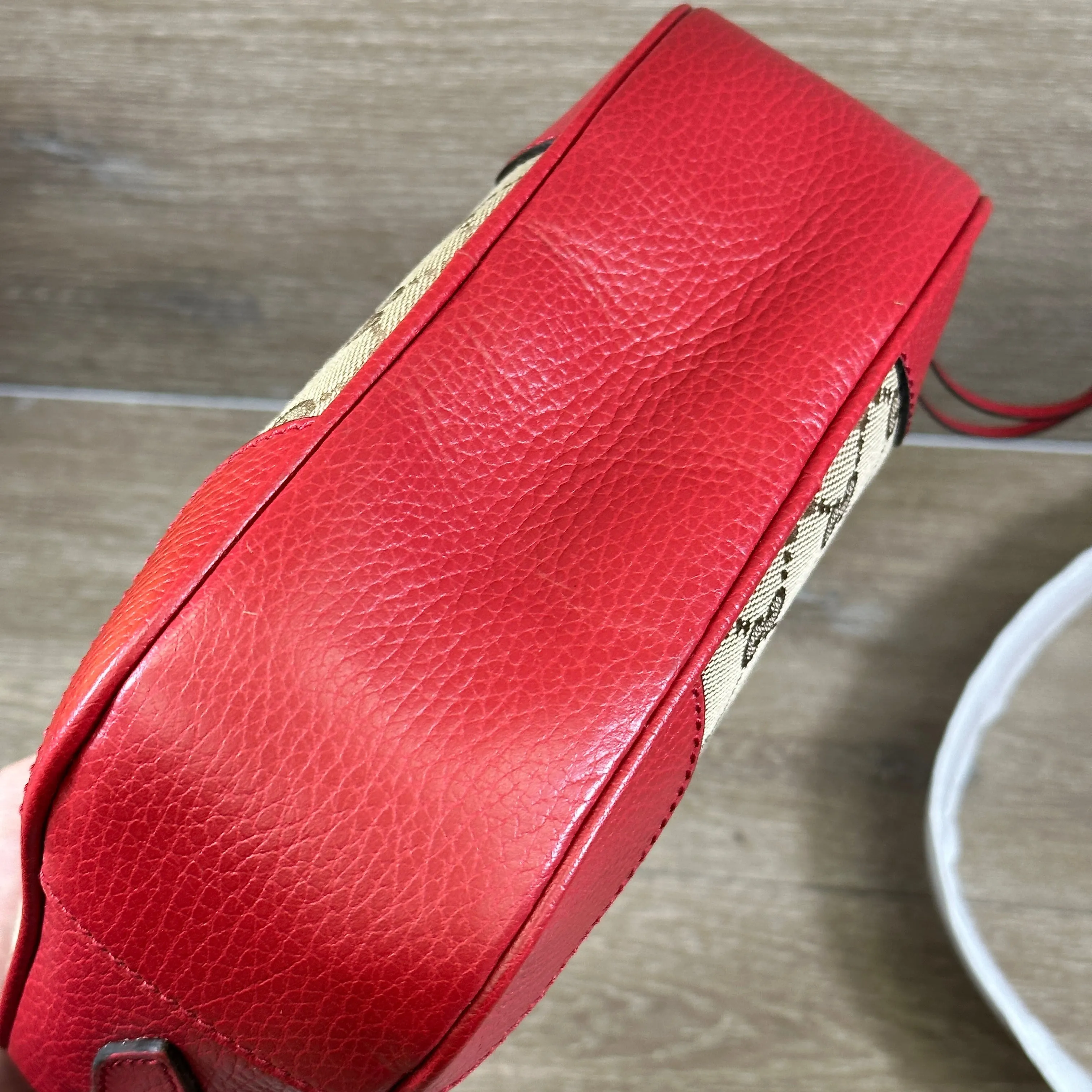 Gucci Bree Crossbody GG Red Leather