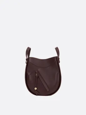 Hammock Slice Shiny Leather Handbag