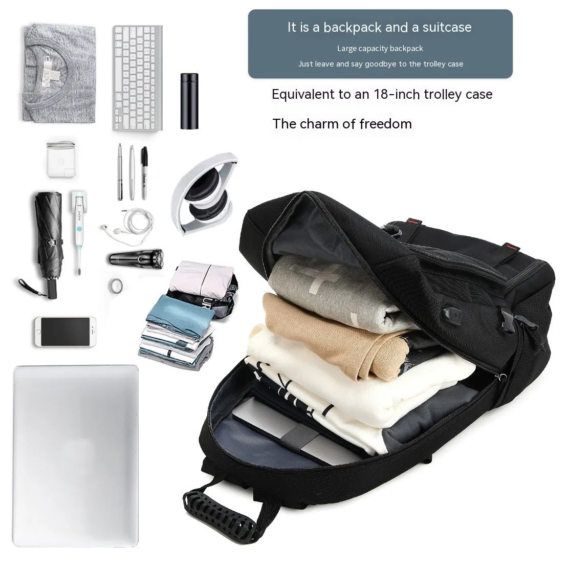 Large Capacity Business Short Trip Travel Backpack