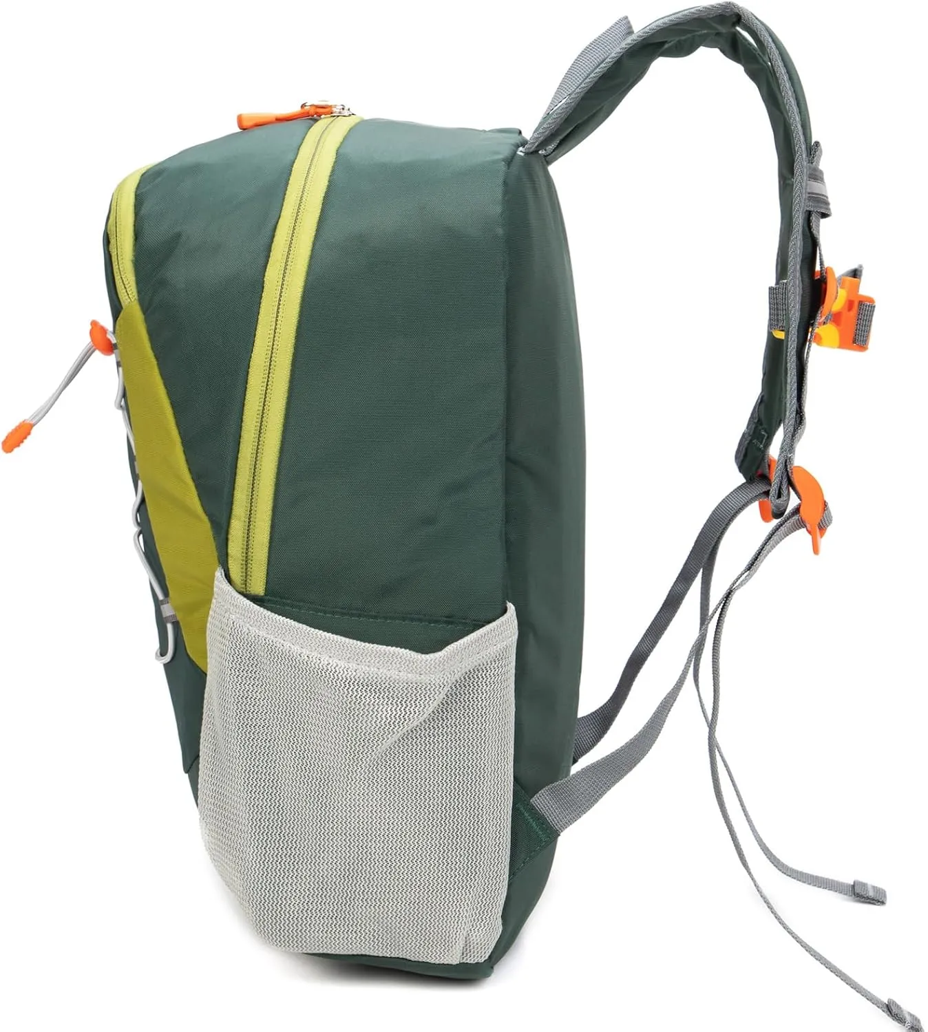 Little Kids Hiking Backpack for Boys or Girls, Small Daypack for Camping or Travel (Green, Small)