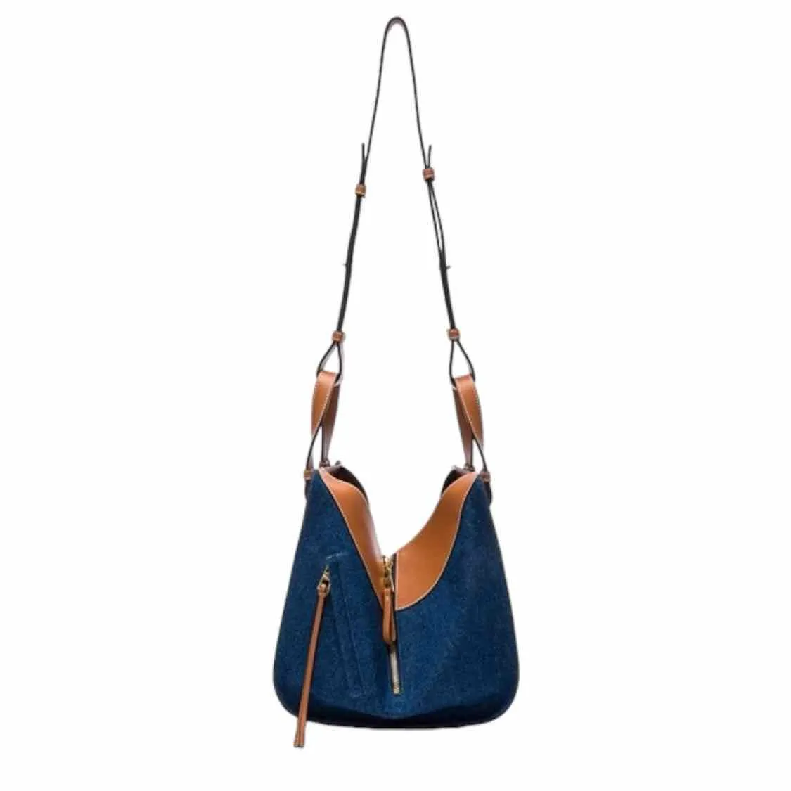 Loewe Denim Denim Hobo Bag