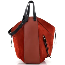 LOEWE Hammock Bag Leather and Suede Large