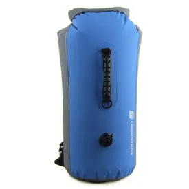 LUCKSTONE 60L Outdoor Rafting And River Tracing Waterproof Backpack Shoulder Bag Inflatable Swimming Bag Tote Bucket Bag(Blue)