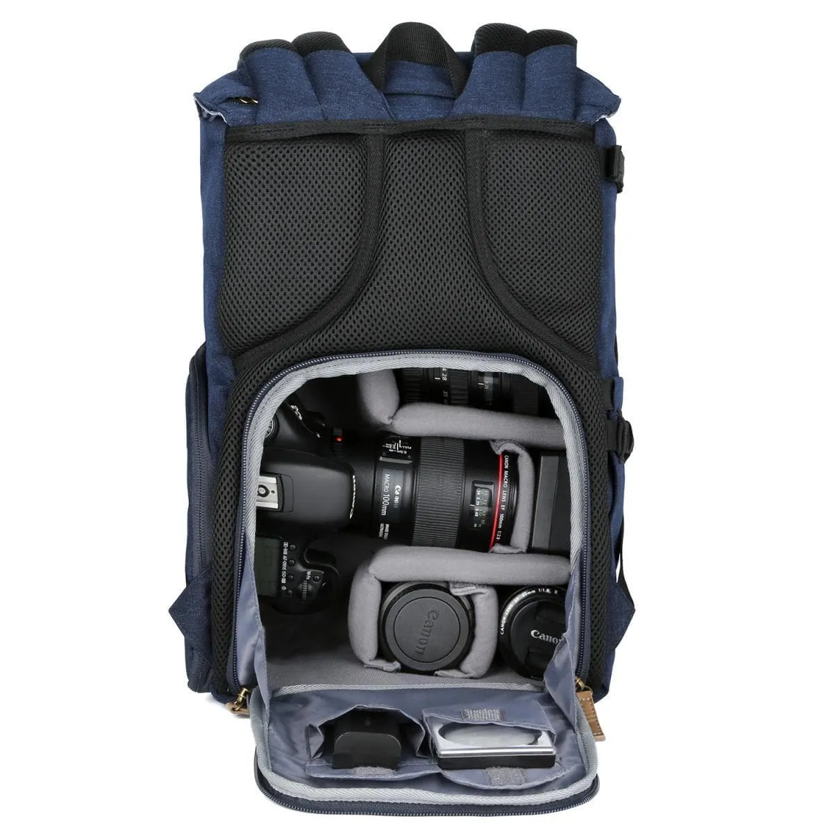 Multifunctional Camera Backpack,DSLR/SLR Photography Backpack Fits 15.6 inch Laptop Compatible with Nikon/Sony/Olympus for Photography/Hiking/Travel