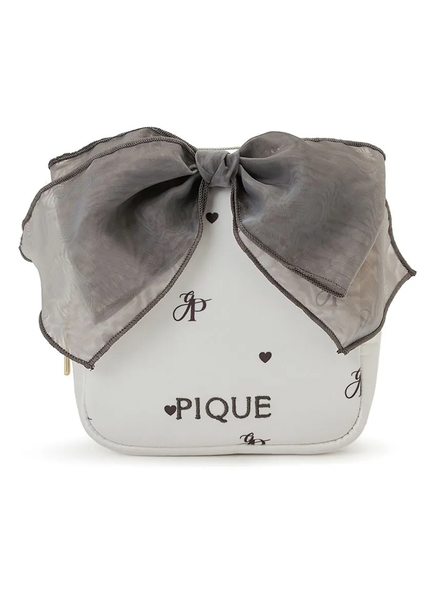 Patterned Square Small Pouch