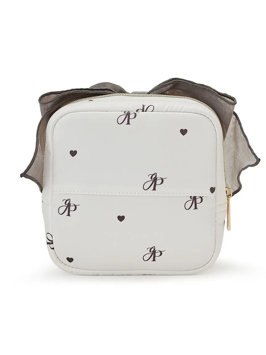 Patterned Square Small Pouch