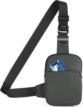 Small Sling Bag Mini Crossbody Bag with RFID Blocking Fashionable Fanny Pack for Women and Men Chest Bag for Travel