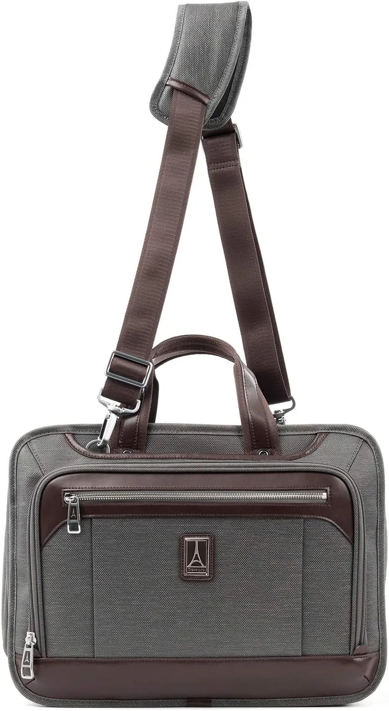 Travelpro Platinum Elite Expandable Business Laptop Briefcase, Fits up to 15.6 Laptop, Work School Travel, Men and Women