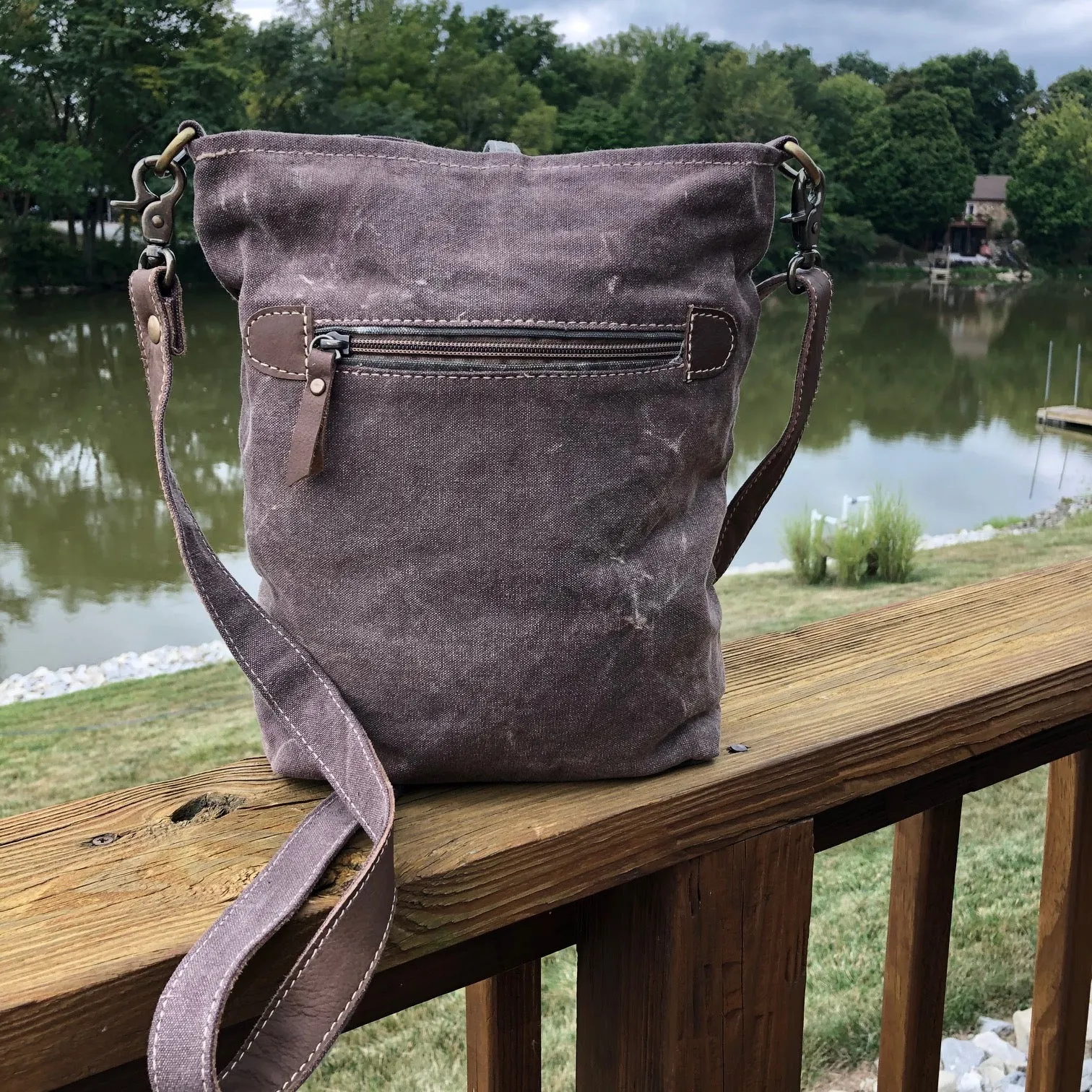 Vintage Map Purse Crossbody Bag~ You're Going To Love this Sustainable Canvas Bag!