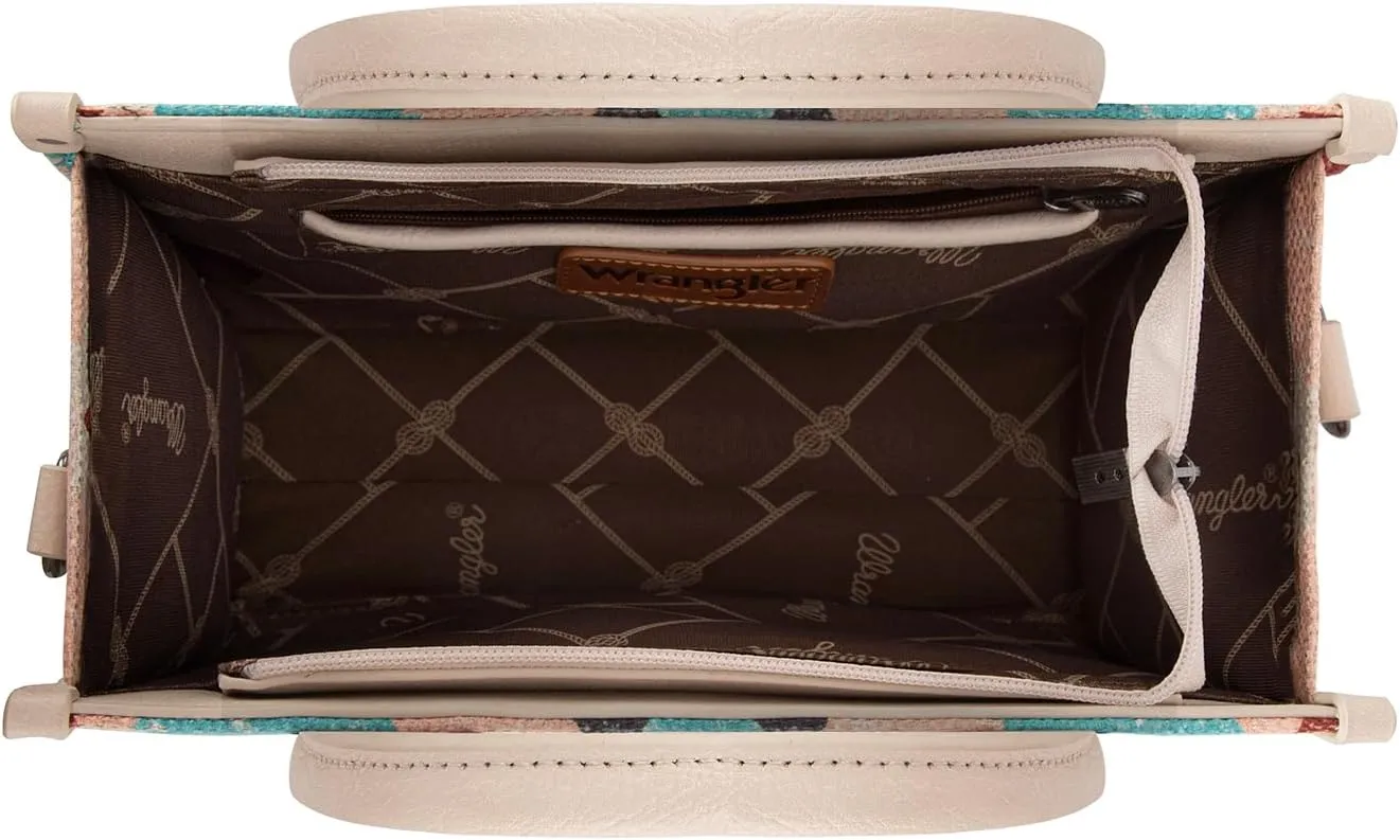 Wrangler Boho Tote Bag Aztec Top Handle Handbags and Purses