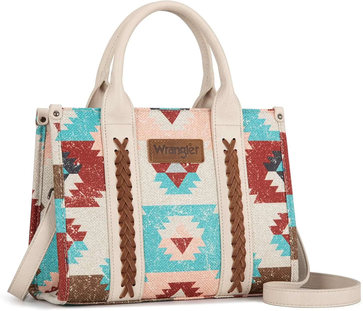 Wrangler Boho Tote Bag Aztec Top Handle Handbags and Purses